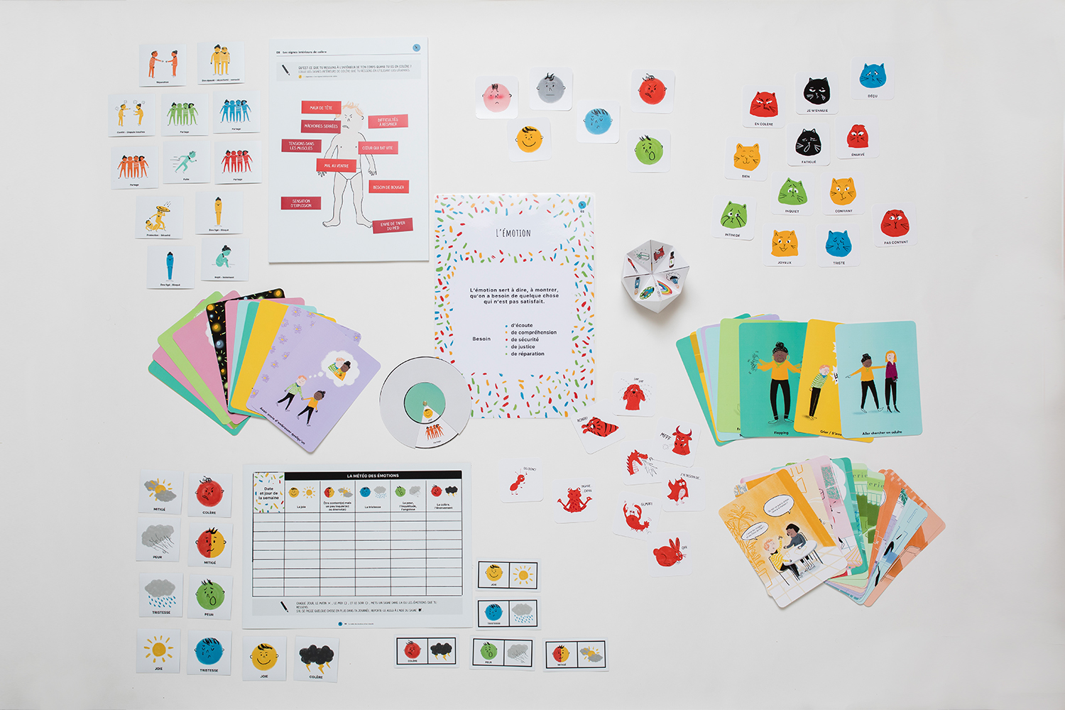 Clementine Marot illustrations mallette émotions