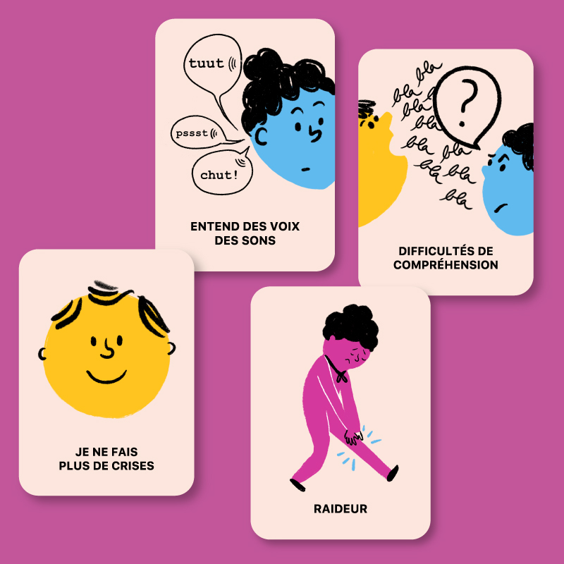 Cartes symptômes épilepsie